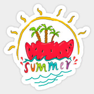 summer is my season Sticker